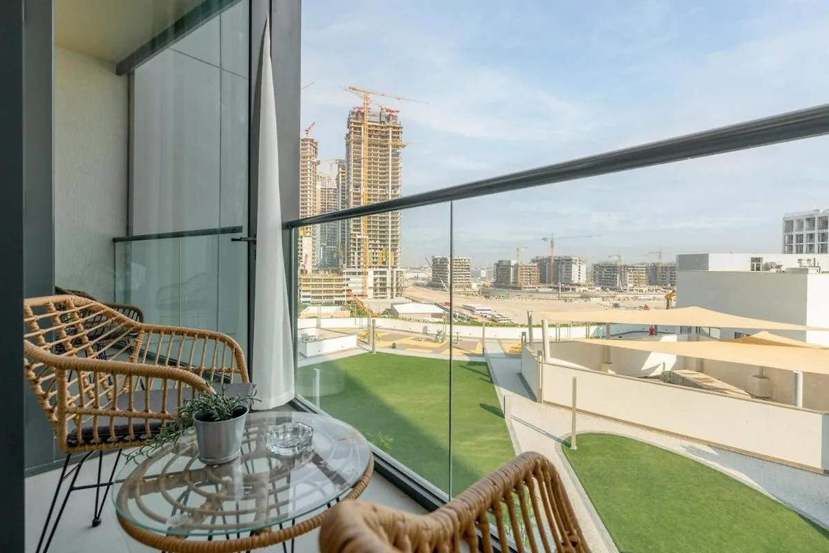 Lejlighed Calming 1Br Sobha Hartland 10 Mins To Dubai Mall By Vibel Forenede Arabiske Emirater