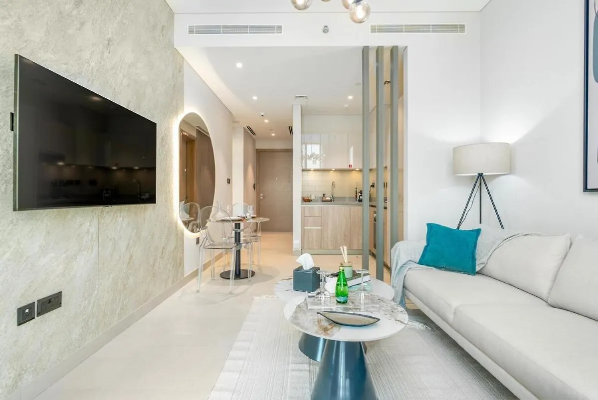 Calming 1Br Sobha Hartland 10 Mins To Dubai Mall By Vibel 0*,