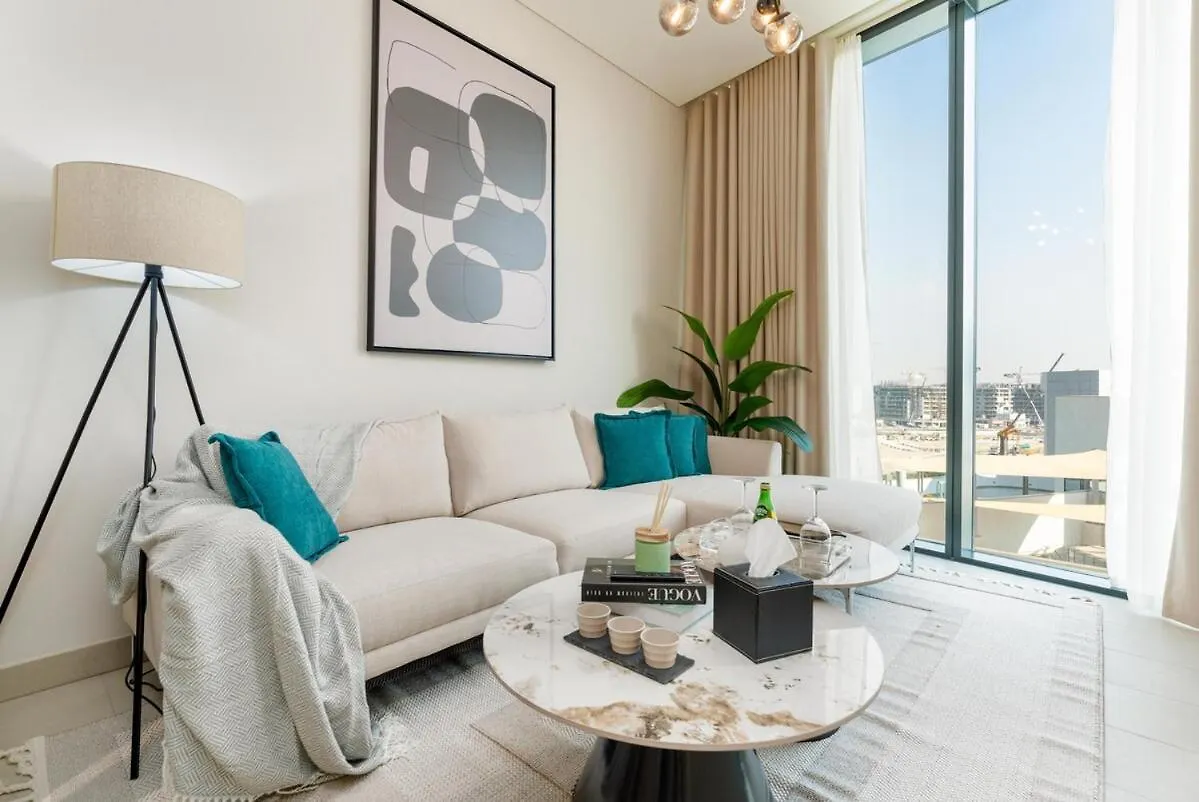 Calming 1Br Sobha Hartland 10 Mins To Dubai Mall By Vibel