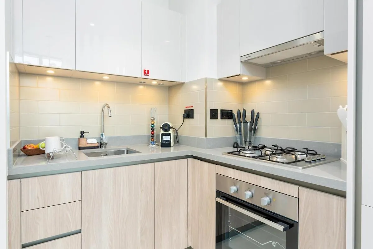 Calming 1Br Sobha Hartland 10 Mins To Dubai Mall By Vibel Apartment