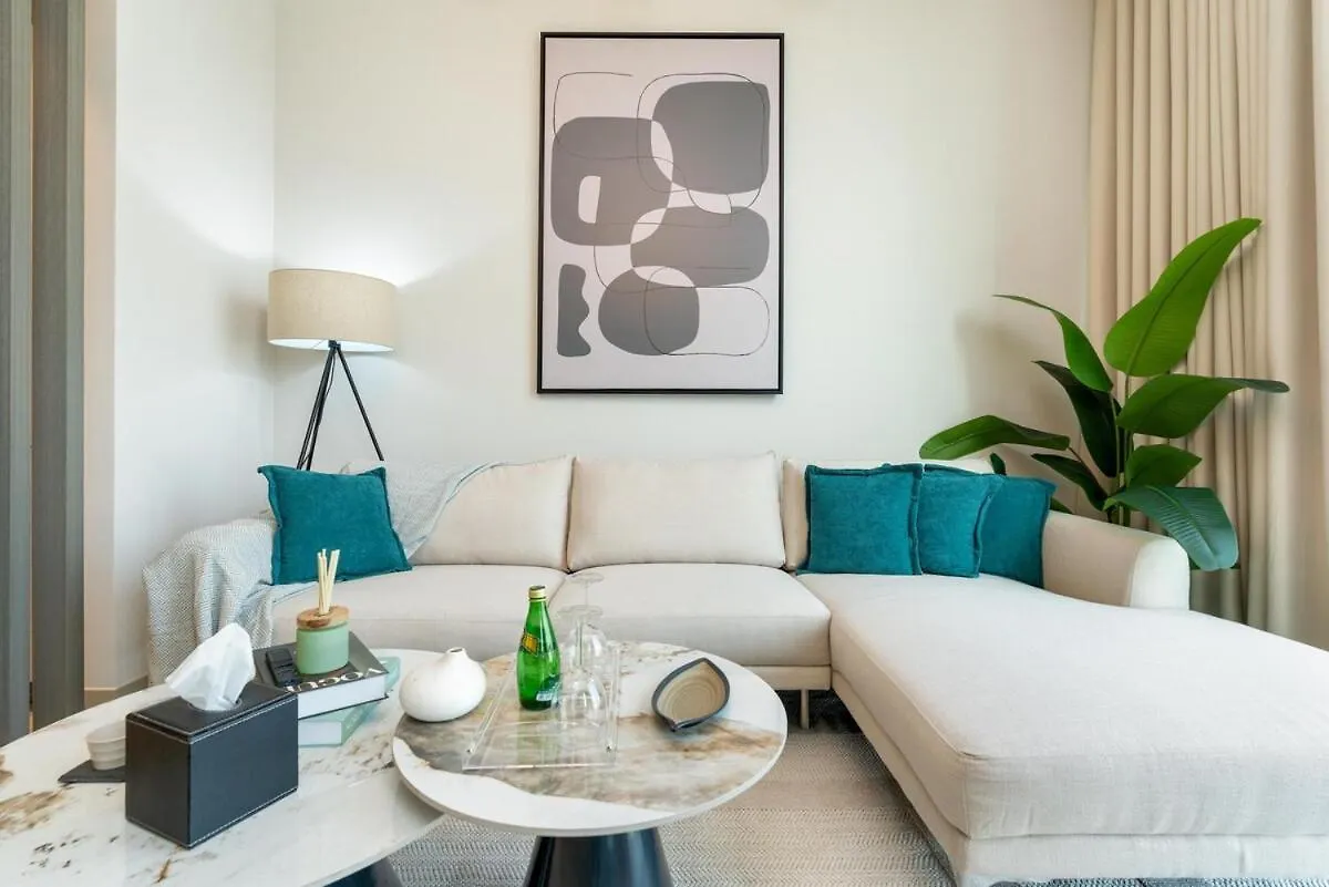 Calming 1Br Sobha Hartland 10 Mins To Dubai Mall By Vibel