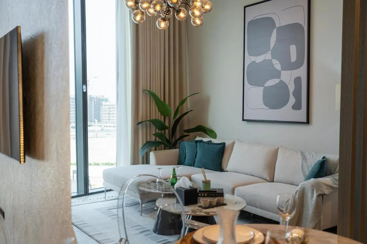 Apartment Calming 1Br Sobha Hartland 10 Mins To Dubai Mall By Vibel United Arab Emirates